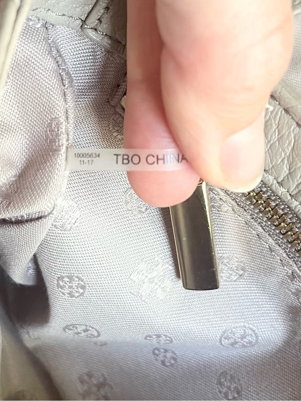 Tory Burch Gray Crossbody Bag - Picture 4 of 4